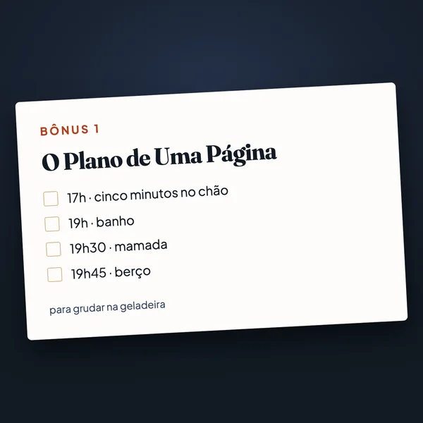 O Plano de Uma Página